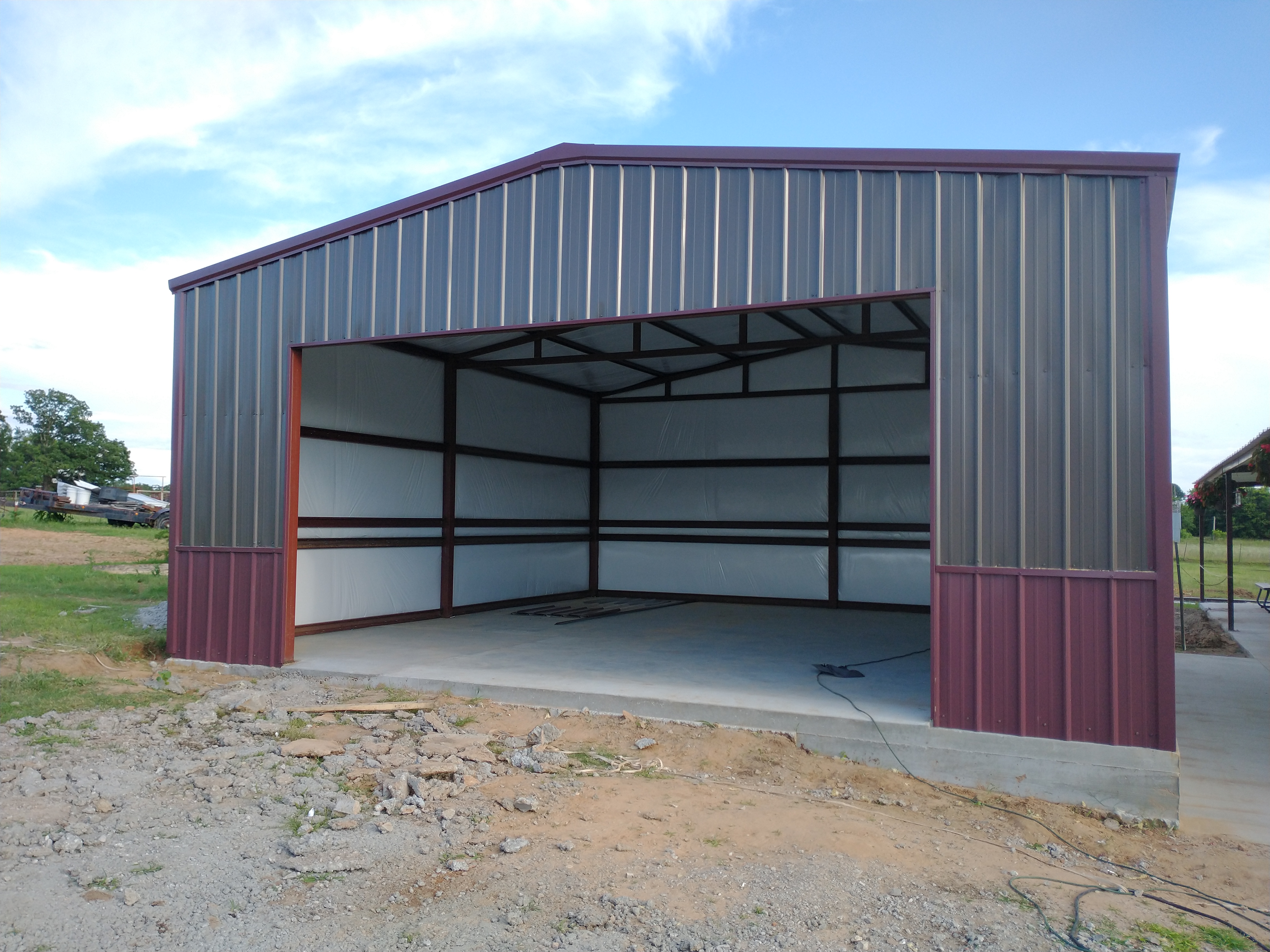 24 by 24 metal building